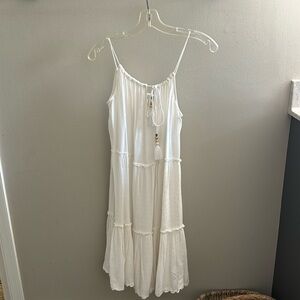 White sundress, size small, never worn!